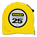 Stanley Tools Tape Measure, Standard, 25' x 1" Blade