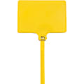 Partners Brand Identification Cable Ties, 6", Yellow, Case Of 100