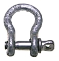 Apex 419 5/8" 3 1/4T Galvanized Zinc Carbon Anchor Shackle With Screw Pin 1 thumbnail image