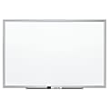 Quartet® Magnetic Porcelain Dry-Erase Whiteboard, 24" x 36", Aluminum Frame With Silver Finish