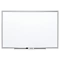 Quartet® Magnetic Porcelain Dry-Erase Whiteboard, 48" x 72", Aluminum Frame With Silver Finish