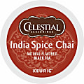 Celestial Seasonings® Single-Serve K-Cup® Pods, Original India Spice Chai Tea, Box Of 24