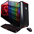 CyberPowerPC Gamer Supreme Liquid Cool SLC10680 - MDT - Core i9 9900K / 3.6 GHz - RAM 16 GB - SSD 480 GB, HDD 2 TB - GF GTX 1660 Ti - GigE - WLAN: 802.11a/b/g/n/ac - Windows 10 64-bit - monitor: none - black 1 thumbnail image