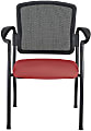 WorkPro® Spectrum Series Mesh/Vinyl Stacking Guest Chair With Antimicrobial Protection, With Arms, Red, Set Of 2 Chairs, BIFMA Compliant 1 thumbnail image