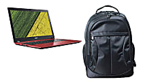 Acer® Aspire 3 A315-53 Laptop, 15.6" Screen, Intel® Core™ i3, 4GB Memory/16GB Intel Optane Memory, 1TB Hard Drive, Windows® 10, Roc Red, A3155335ZY-BAG 1 thumbnail image