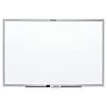 Quartet® Classic Total Erase® Non-Magnetic Melamine Dry-Erase Whiteboard, 48" x 72", Aluminum Frame With Silver Finish