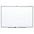 Quartet® Classic Total Erase® Non-Magnetic Melamine Dry-Erase Whiteboard, 48" x 72", Aluminum Frame With Silver Finish 1 thumbnail image