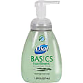 Dial® Basics HypoAllergenic Foaming Hand Soap, Honeysuckle Scent, 7.5 Oz., Pack Of 8 Pump Bottles