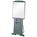 Quartet® DuraMax® Presentation Easel With Whiteboard/Flipchart Holder, 72"H, Gray