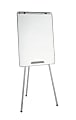 Boone® 3 Leg Heavy Duty Easel With Non-Magnetic Dry-Erase Whiteboard, 70", Aluminum Frame With Silver Finish