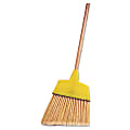 Weiler Plastic Angle Broom, 54", Light Brown/Yellow 1 thumbnail image