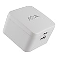 Ativa® USB Type-A And USB Type-C Wall Charger, White, 45868
