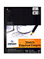 Canson Universal Heavyweight Sketch Pads, 9" x 12", 100% Recycled, 100 Sheets Per Pad, Pack Of 2 Pads