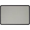 Quartet® Contour® Bulletin Board, 36" x 24", Plastic Frame With Black Finish 1 thumbnail image