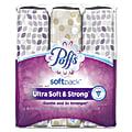 Puffs® Ultra Soft & Strong 2-Ply Facial Tissues, White, 96 Tissues Per Box, Carton Of 3 Boxes 1 thumbnail image