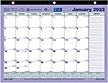 Brownline® Monthly Desk Calendar, 11" x 8-1/2", January To December 2022, C181721 1 thumbnail image