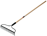 Jackson Eagle Bow-Style Garden Rake, 14 Tines