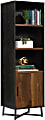 Sauder® Canton Lane 60"H Bookcase With Door, Brew Oak/Grand Walnut