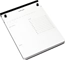 Russell & Hazel Drafters Tablet Notepad, 6" x 8", 100 Sheets, Noire