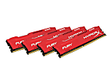 HyperX FURY - DDR4 - kit - 64 GB: 4 x 16 GB - DIMM 288-pin - 2933 MHz / PC4-23400 - CL17 - 1.2 V - unbuffered - non-ECC - red 1 thumbnail image