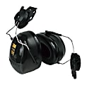 3M™ Optime Earmuff Cap-Mount Headset, Black/Green