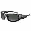 Ergodyne Skullerz® Safety Glasses, Odin, Anti-Fog, Matte Black Frame, Smoke Lens 1 thumbnail image