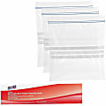 Genuine Joe Food Storage Bags - 1 gal Capacity - 10.56"x 11"x1.75 mil (44 Micron) Thickness - Zipper Closure - 11574CT 1 thumbnail image