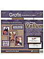 Grafix Translucent Vellum, 12" x 12", Deluxe Assorted, Pack Of 40 Sheets 1 thumbnail image