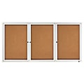 Quartet® Classic Enclosed Cork Bulletin Board, 36" x 72", Aluminum Frame With Silver Finish 1 thumbnail image