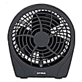 Optimus F-0622 Desk Fan - 152.4 mm Diameter - 2 Speed - Energy Efficient, Quiet, Comfortable Handle - Charcoal