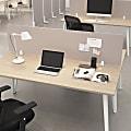 Bush Business Furniture Desktop Privacy Screen, Polyester, 70"W, Warm Beige, Standard Delivery