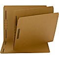 Smead® Fastener Folders, 2 Fasteners, Letter Size, Straight-Cut Tab, Kraft, Box Of 50