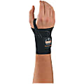 Ergodyne ProFlex® 4000 Support, Single-Strap Wrist, Right, Medium, Black