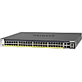 Netgear M4300 48x1G PoE+ Stackable Managed Switch with 2x10GBASE-T and 2xSFP+ (1;000W PSU) - 50 Ports - GSM4352PB100NES 1 thumbnail image