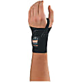 Ergodyne ProFlex® Support, 4000, Single-Strap Wrist, Left, Small, Black