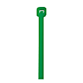 Partners Brand Colored Cable Ties, 50 Lb, 11", Green, Case Of 1,000 Ties