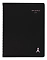 AT-A-GLANCE® QuickNotes® 13-Month Monthly Planner, City Of Hope Pink Ribbon, 8-1/4" x 11", Black, January 2020 To January 2021, 76PN0605