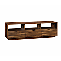 Sauder® Harvey Park Entertainment Credenza For 70" Televisions, Grand Walnut