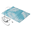 Pure Enrichment PureRelief Express Designer Series Heating Pad, 12" x 15", Palm Aqua 1 thumbnail image