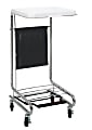 Quantum Single Bag Hamper, 20" x 18" x 38", Silver/White 1 thumbnail image