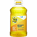 CloroxPro™ Pine-Sol All Purpose Cleaner - Concentrate - 144 fl oz (4.5 quart) - Lemon Fresh Scent - 63 / Bundle - Residue-free, Deodorize, Antibacterial - Yellow