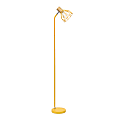 Simple Designs Industrial Farmhouse Fusion Adjustable Cage Wire Accent Floor Lamp, 55-15/16"H, Yellow 1 thumbnail image