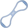 Mind Reader 8 Shape Chest Expander Resistance Band, 1/2"H x 14-3/4"W x 4-3/4"D, Blue 1 thumbnail image