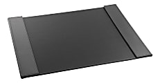 Realspace™ Executive Desk Pad, 19" x 24", Black/Gray