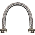 Certified Appliance Accessories Braided Stainless Steel Water-Inlet Hose, Female to Female - 12" - Silver, Stainless Steel - WI12SSFF 1 thumbnail image