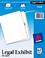 Avery® Premium Collated Legal Dividers Avery® Style, Side-Tab, A-Z & Table Of Contents, 8 1/2" x 11" 1 thumbnail image
