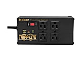 Eaton Tripp Lite Series Isobar 4-Outlet Surge Protector - 8 ft. Cord, Right-Angle Plug, 3330 Joules, 2 USB Ports, Metal Housing - IBAR4ULTRAUSBB 1 thumbnail image