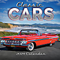 2024 TF Publishing Sports Monthly Wall Calendar, 12” x 12”, Classic Cars, January To December