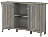 Bush Furniture Salinas Accent Storage Cabinet With Doors, Driftwood Gray, Standard Delivery