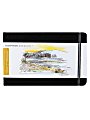 HandBook Journal Co. Travelogue Drawing Journals, Landscape, 5 1/2" x 8 1/4", 128 Pages, Ivory Black, Pack Of 2 1 thumbnail image